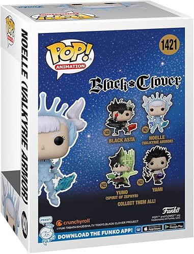 Miniatura 3 de Funko Pop! Animation Black Clover - Noelle - (Valkyrie Armor) - Figura de vinilo coleccionable - Idea de regalo - Producto oficial - para niños y