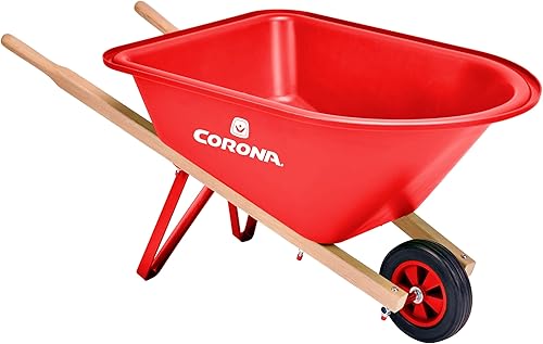 Corona Carretilla de polietileno para niños, ligera, gran regalo para niños, disfruta del aire libre con adultos