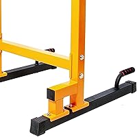 Vista 9 de BalanceFrom Steel Frame Dip Station with Adjustable Height, 500 Pound Weight Capacity – Upper Body Workout Home Gym Equipment for Triceps, Push &