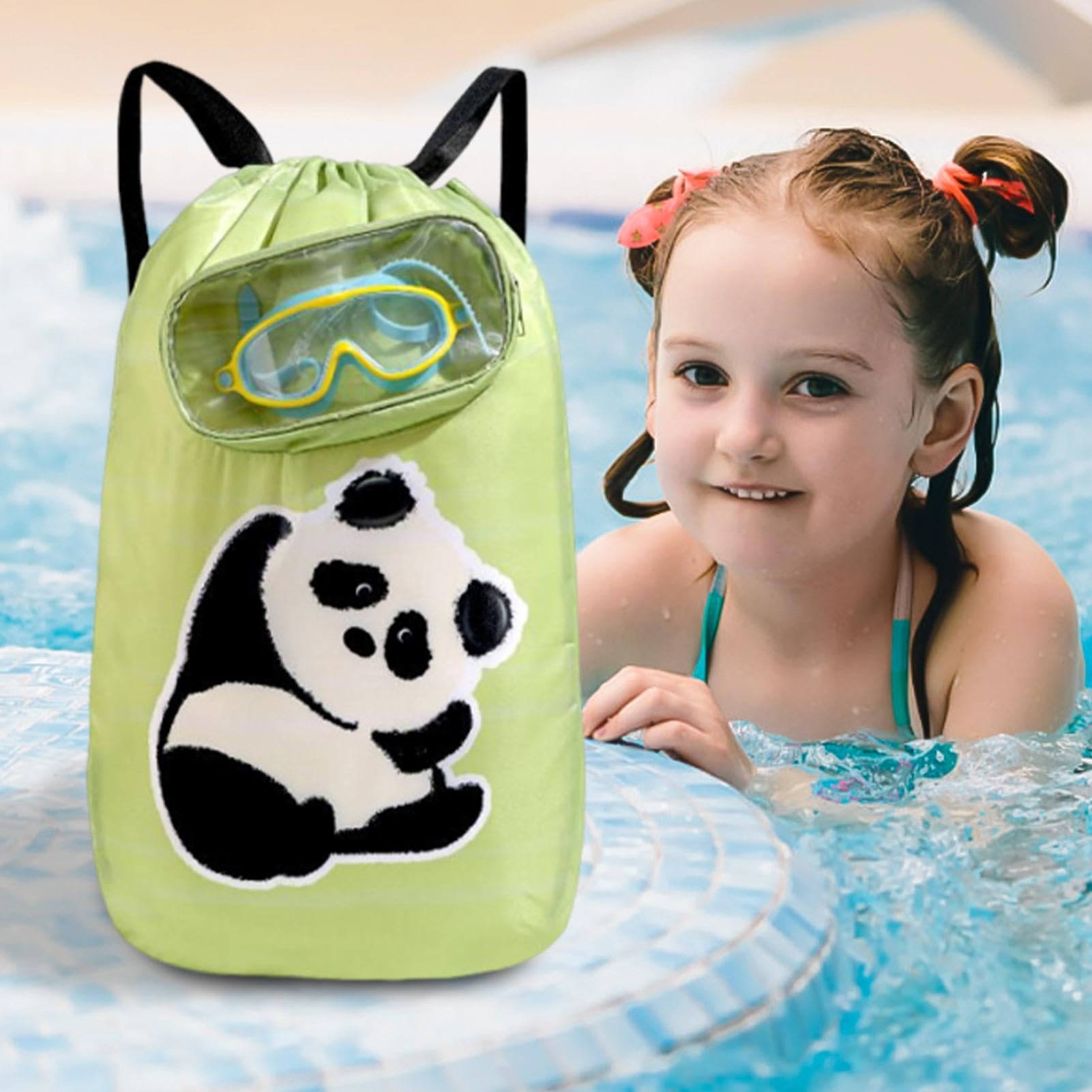 Borsa Da Spiaggia Bambini,Tracolla Regolabile Impermeabile | Zaino Borsa Sportiva Da Piscina Per Bambini E Bambine - Campo Estivo Outdoor Palestra Viaggi Vacanza Attrezzatura Abbigliamento Asciugamano