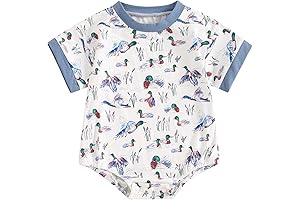 Infant Baby Boy Girl Mallard Duck Romper Cute Animal Duck One Piece...