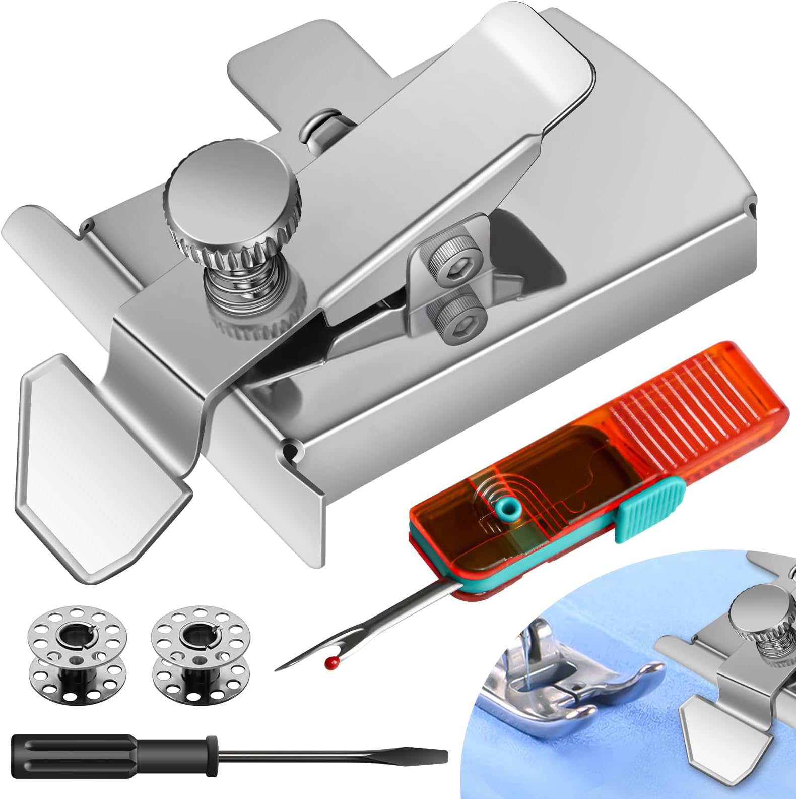 Ridegeek Upgraded Seam Guide for Sewing Machine, Buddy Sew Seam