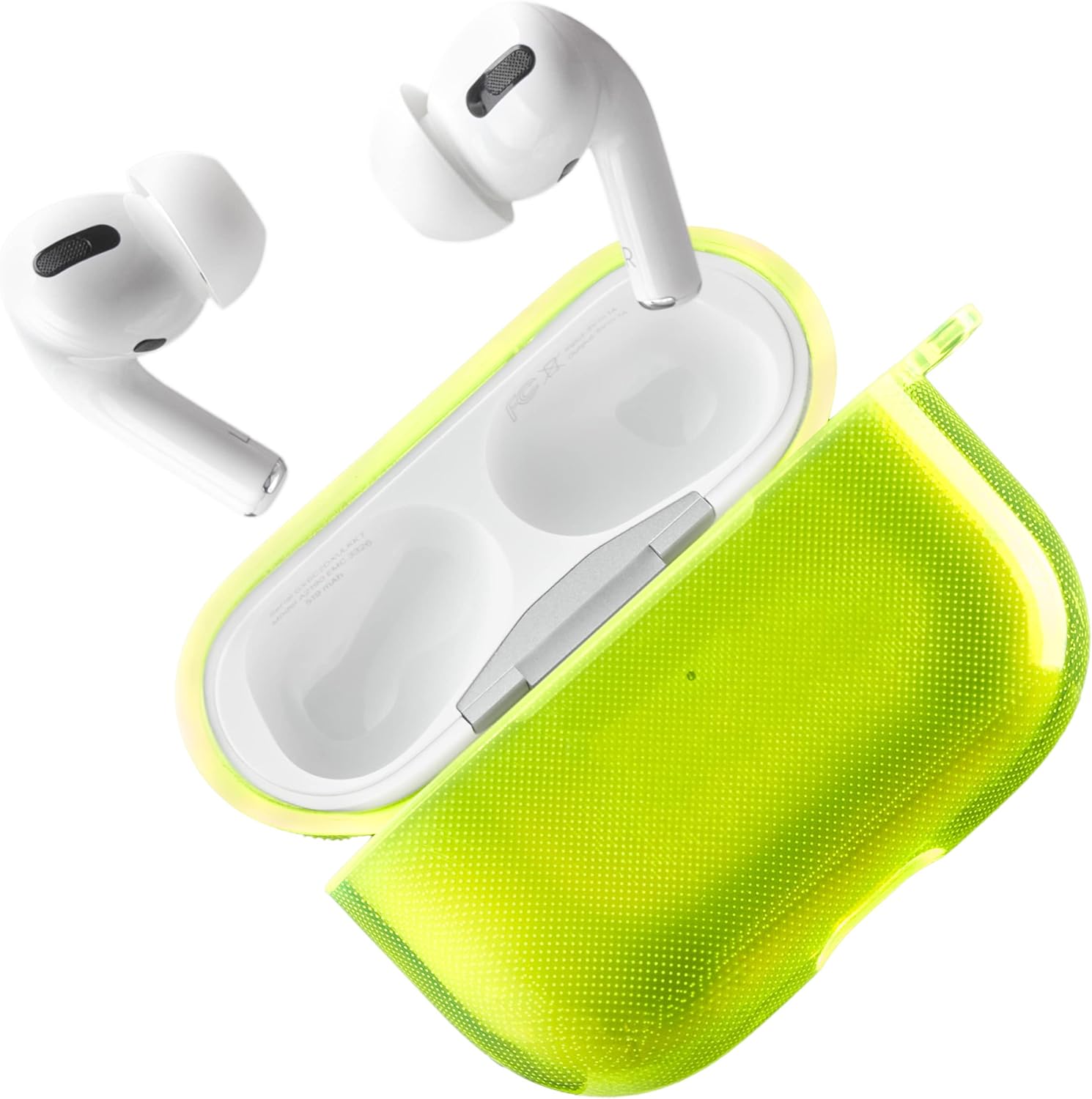 SteepLab Neon Highlighter Case for AirPods Pro (1st Gen, 2019) The Grippy Jelly