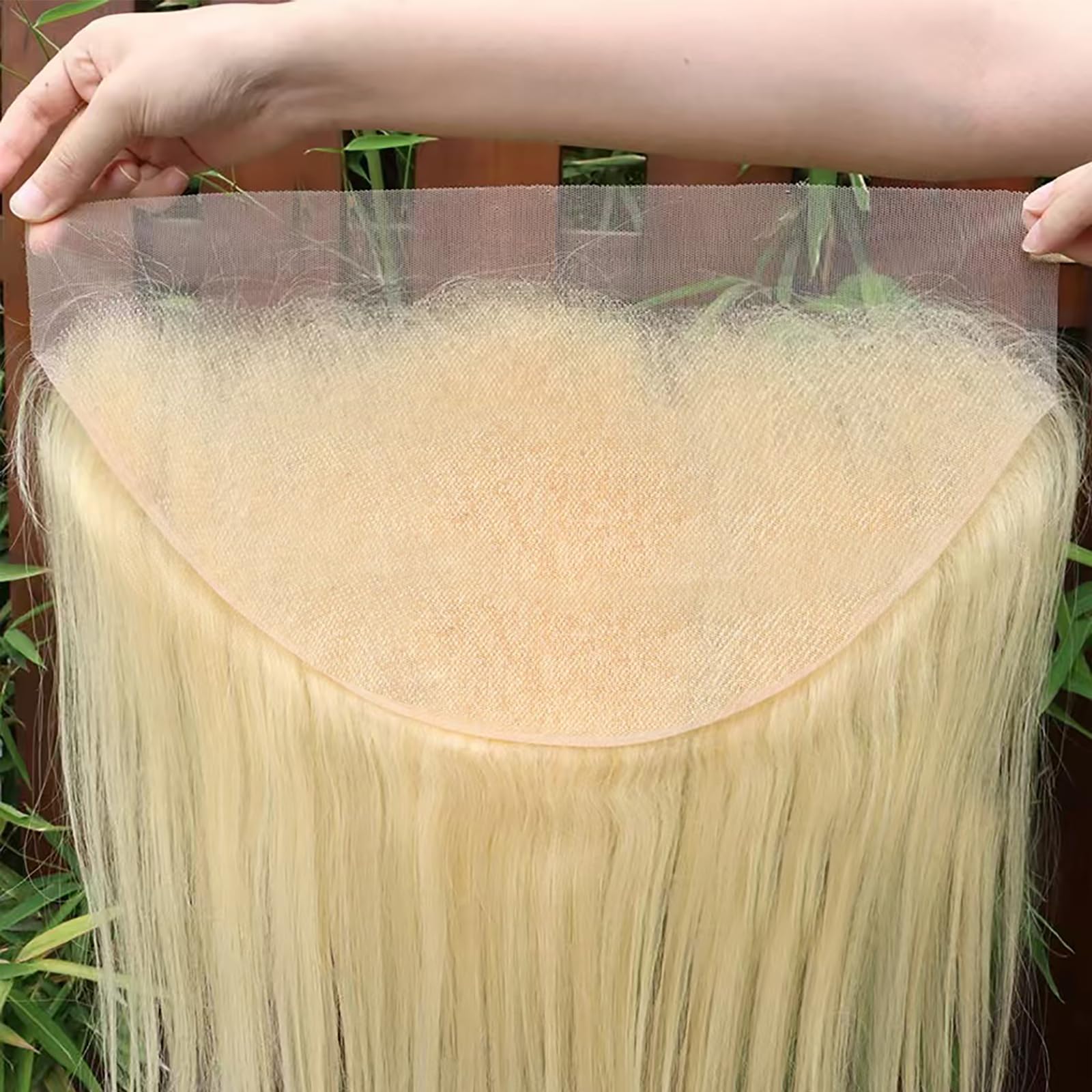 613 Frontal Straight 13x6 Transparent HD Lace Frontal Closure 12A Brazilian Virgin Remy Hair Free Part Ear to Ear Blonde Frontal Human Hair For Women