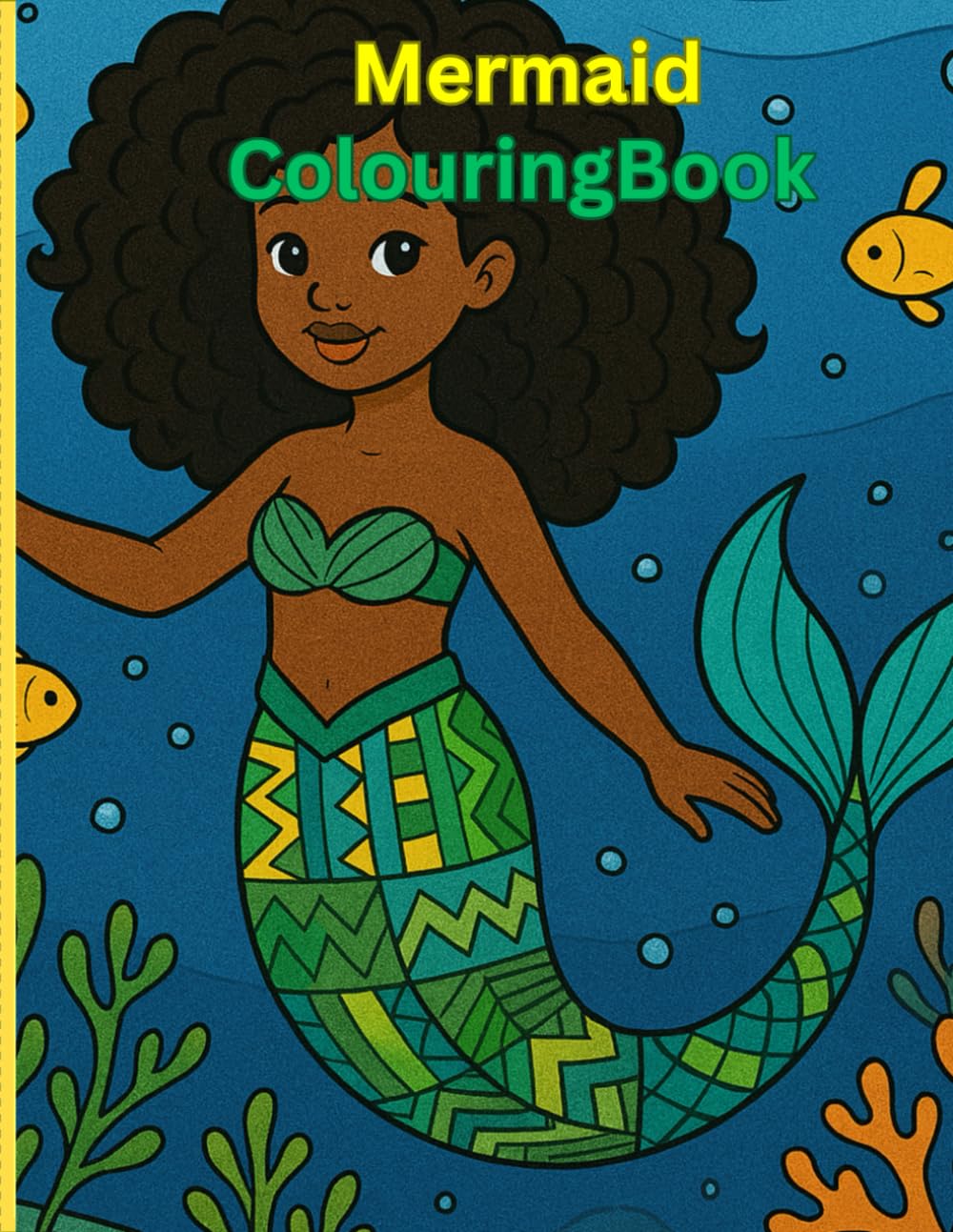 Mermaid colouring book