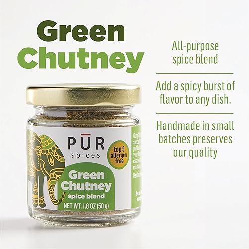 Vista 12 de PUR Spices Achaar Masala I Indian Pickling Spice I Mezcla de condimentos salados multiusos y frote hecho con chiles e hinojo Perfecto para asar