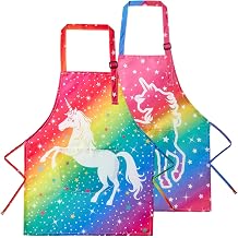 Lictin 2 Pack Kids Apron Girls Boys for Cooking