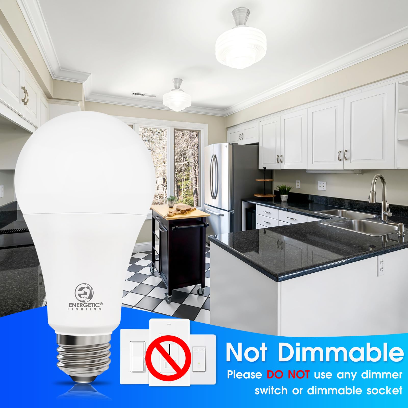 Bombillas LED A21 con sensor de movimiento de radar, equivalente a 14,5 W, 100 W, bombillas LED de 1500 lm, luz diurna de 5000 K, luz de día y apagado automático para porche, garaje, patio, base E26