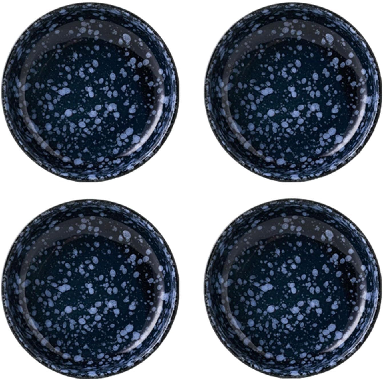 Keramik-Dipschalen, Sojasaucenschalen, Keramik-Dipschalen, Sushi-Sojasaucenschale, Saucenschalen, Keramik-Dipschalen, 4 kleine kleine Dipschalen(C)
