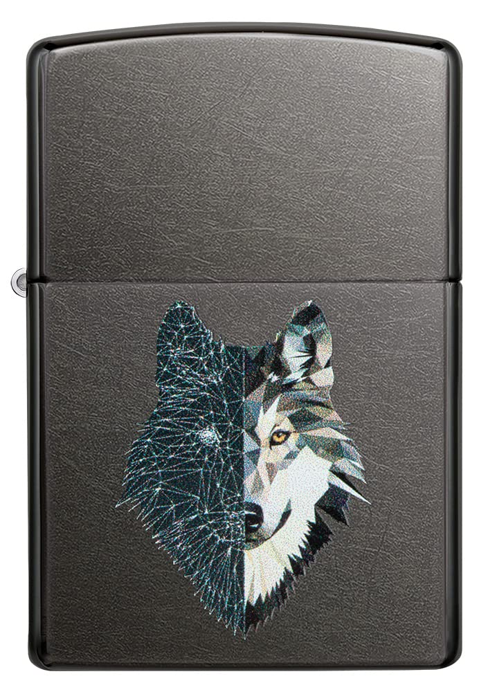 Zippo Accendino Da Tempesta - Design AC/DC Con Incisione - Armor Black Ice Finsih Ricaricabile Riutilizzabile Design Antivento Confezione Regalo Made In Usa 87438930