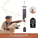 Personalized Pet Memorial Wind Chime, Custom Dog Cat Name Birthday, Loss of Dog Sympathy Reminder Gifts, Customized Thoughtful Sweet Keepsake, Bereavement Gift for Pet Passing Away Funeral