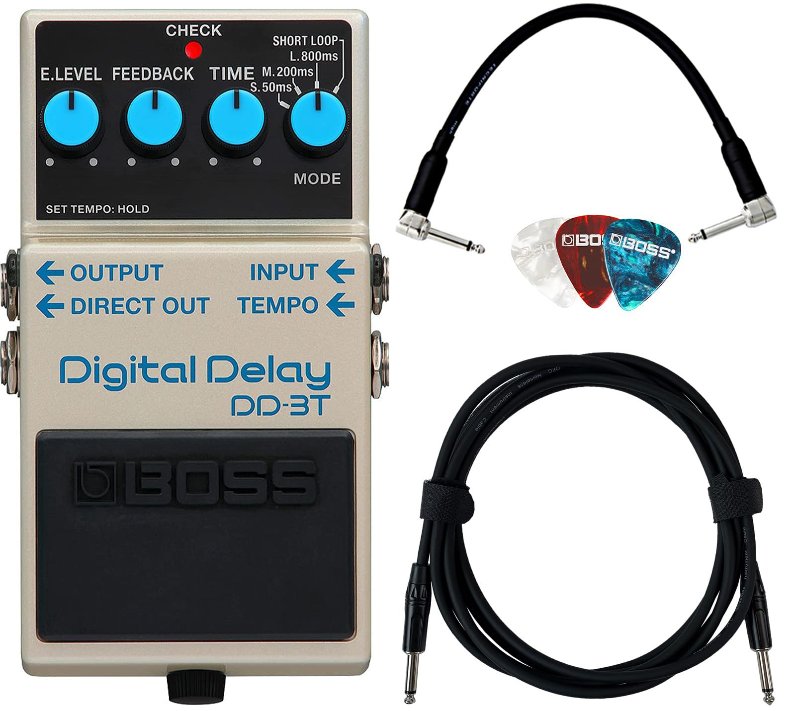 Amazon.com: Boss DD-3T Digital Delay Bundle with Gearlux
