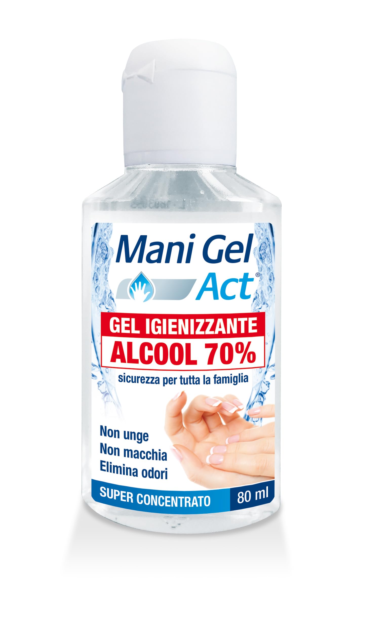 Gel Igienizzante Mani Alcool 70% 80 ml