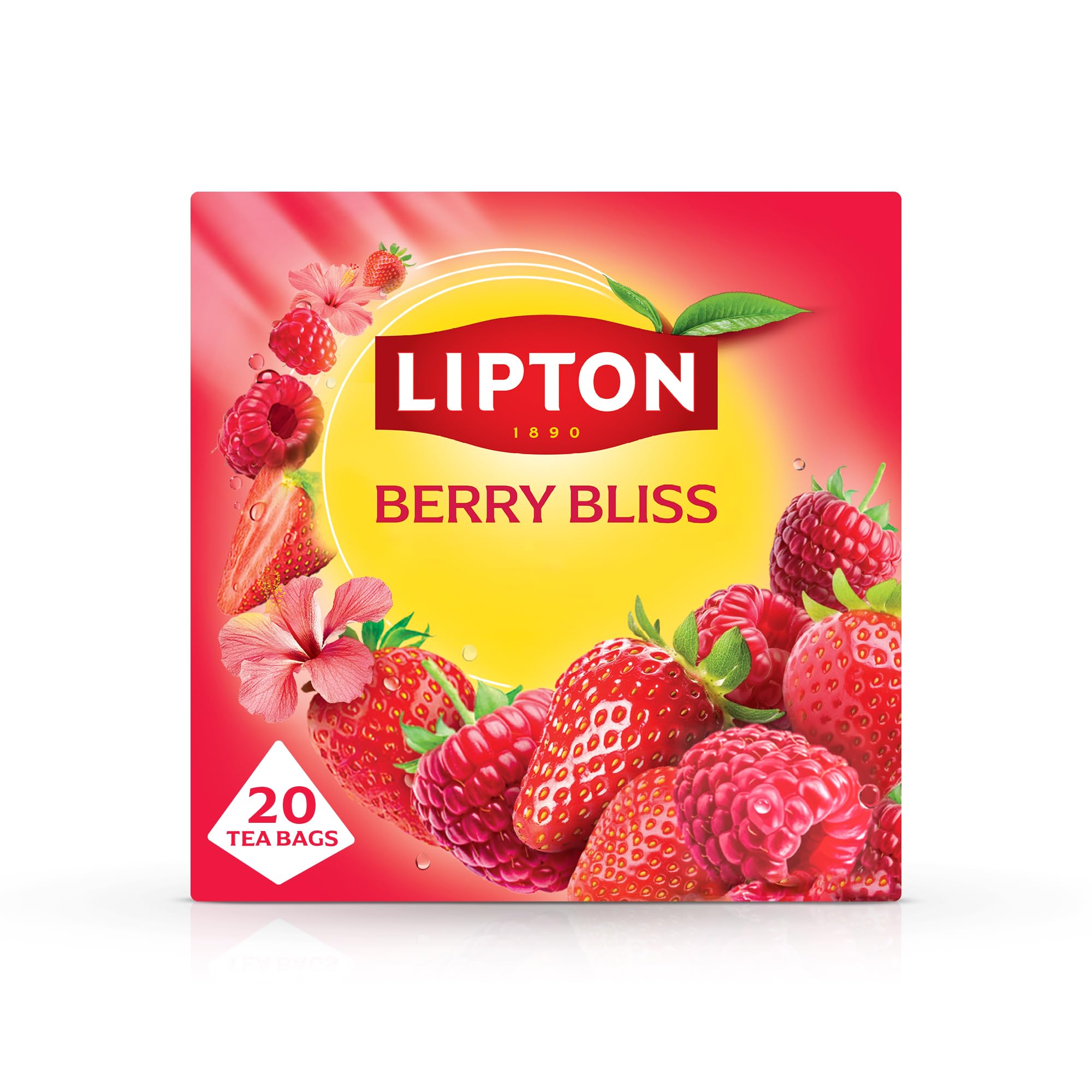 Lipton Berry Bliss Fruit Infusion Herbal Tea Bags - Raspberry