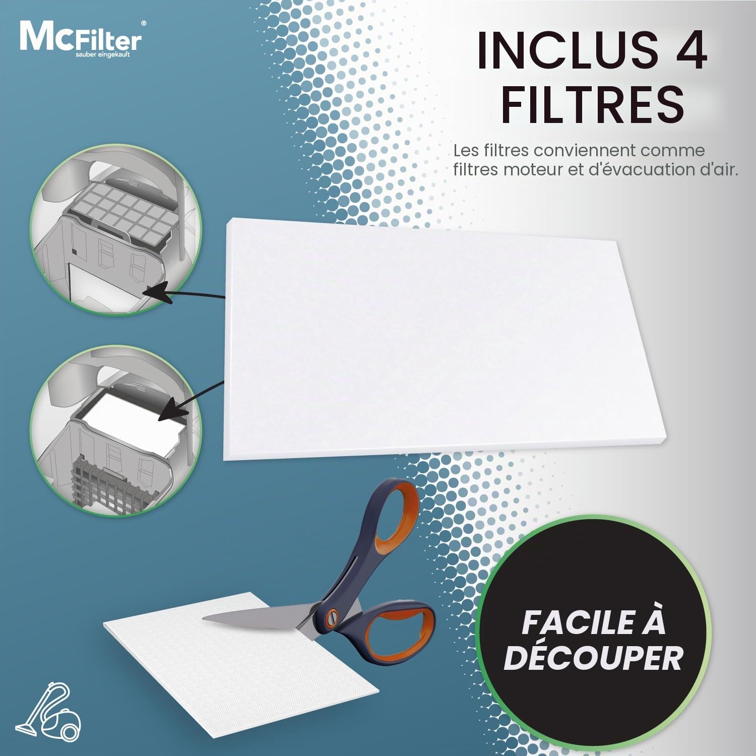 Lot de 20 sacs d'aspirateur compatibles avec Siemens série VSQ4 - Série Q4.0 et série VSQ5... - Série Q5.0 - Sacs à poussière 5 couches avec fermeture hygiénique - Type de sac BS 217 m avec filtre