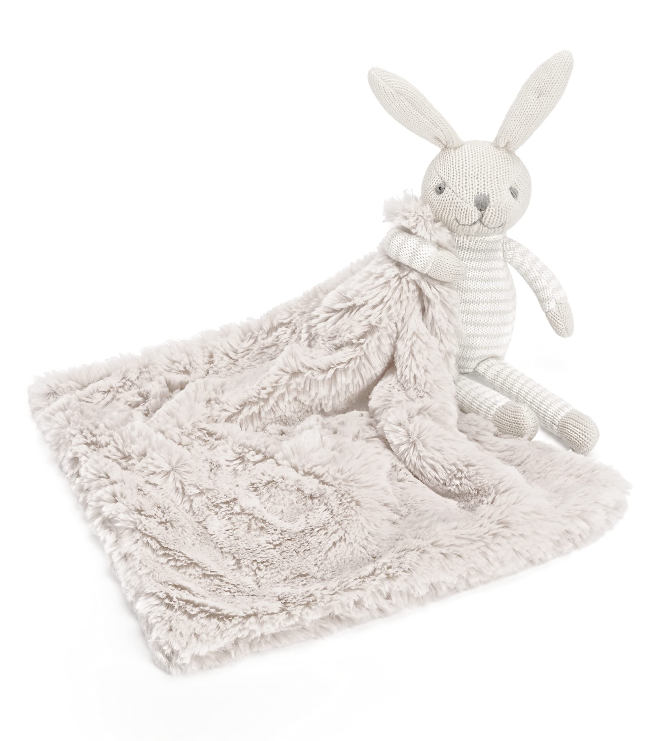 Mousehouse Gifts Adorable Super Soft Animal Teddy with Comfort Blanket for Baby (Grey Rabbit)