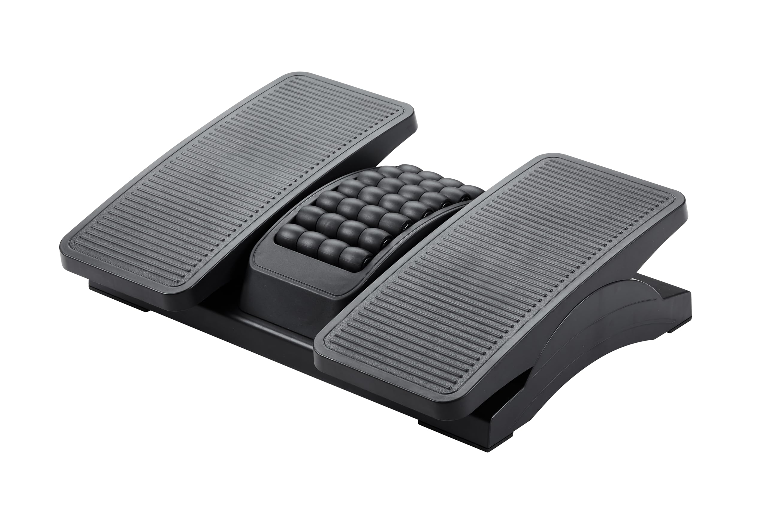 Plastikowy podnóżek q-connect regulowany prawy lewy 2 wysokość efekt masażu 430x320x110 mm