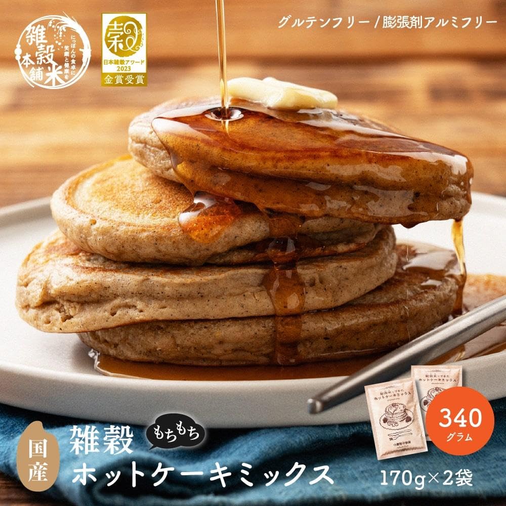 Amazon | 雑穀米本舗 ホットケーキミックス 340g 米粉 グルテンフリー