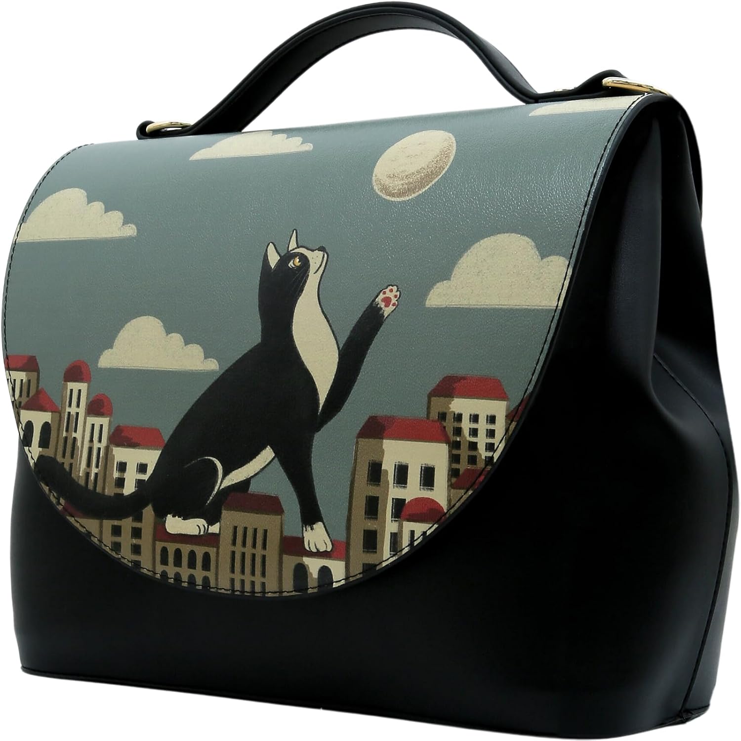 DOGO Vegan Leather Handbags for Women - Unique Design and Handmade Top-Handle Handbags - Image 2