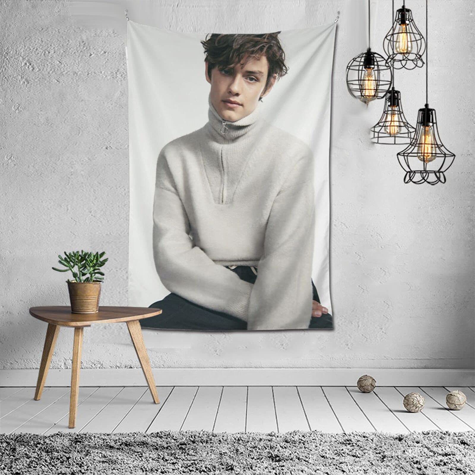 Louis Partridge Tapestry Wall Hanging 3d Printing Beach Dormitory Beach Wall Art For Warm Home Decor Gift For Women/Men 60*40 Inch