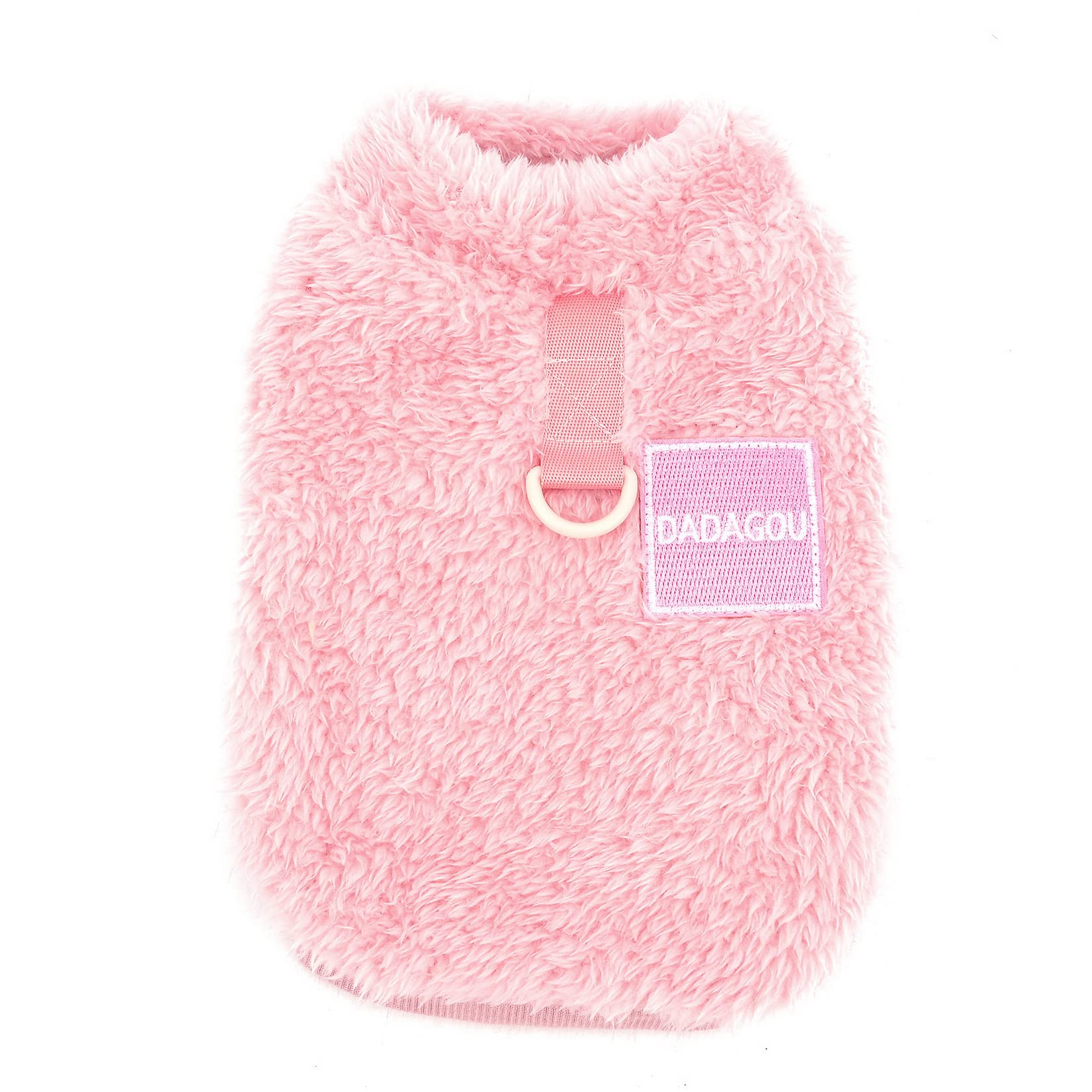 Zunea Fleece Dog Jumper Winter Warm Sweater Jumpers for Small Dogs Soft Fuzzy Puppy Clothes with D-Ring for Harness Leash Pullover Jacket Coat Cold Weather Pet Girl Boy Chihuahua Cats Apparel Pink M - Image 4