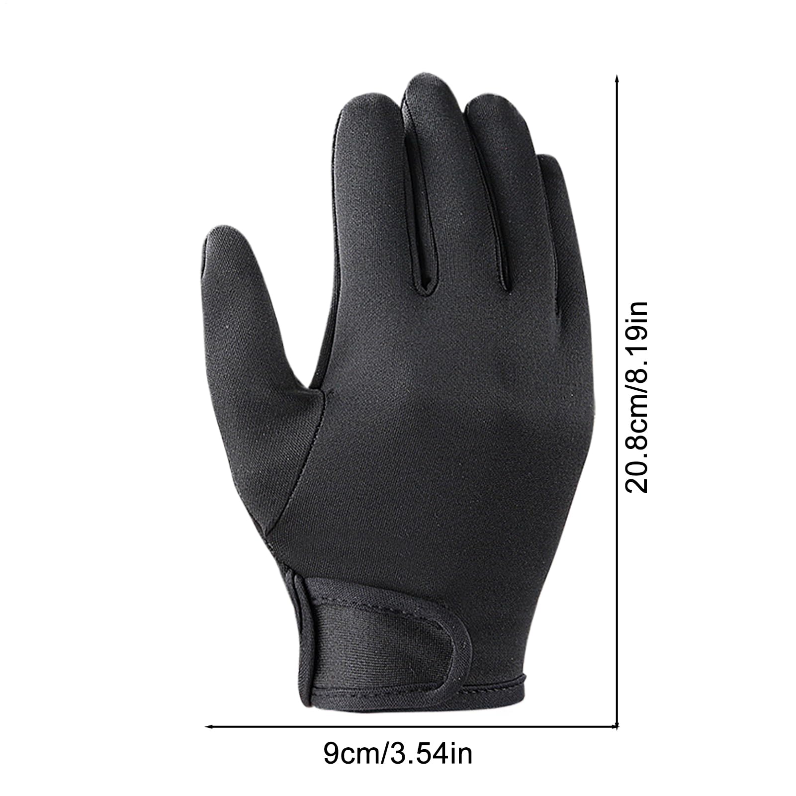Générique Gants résistants à la Chaleur - 5 Doigts Gants de Chaleur de Main Professionnels, réutilisable de Chaleur Coiffure, de Style Anti-brûlures pour Salon de Coiffure et Maison