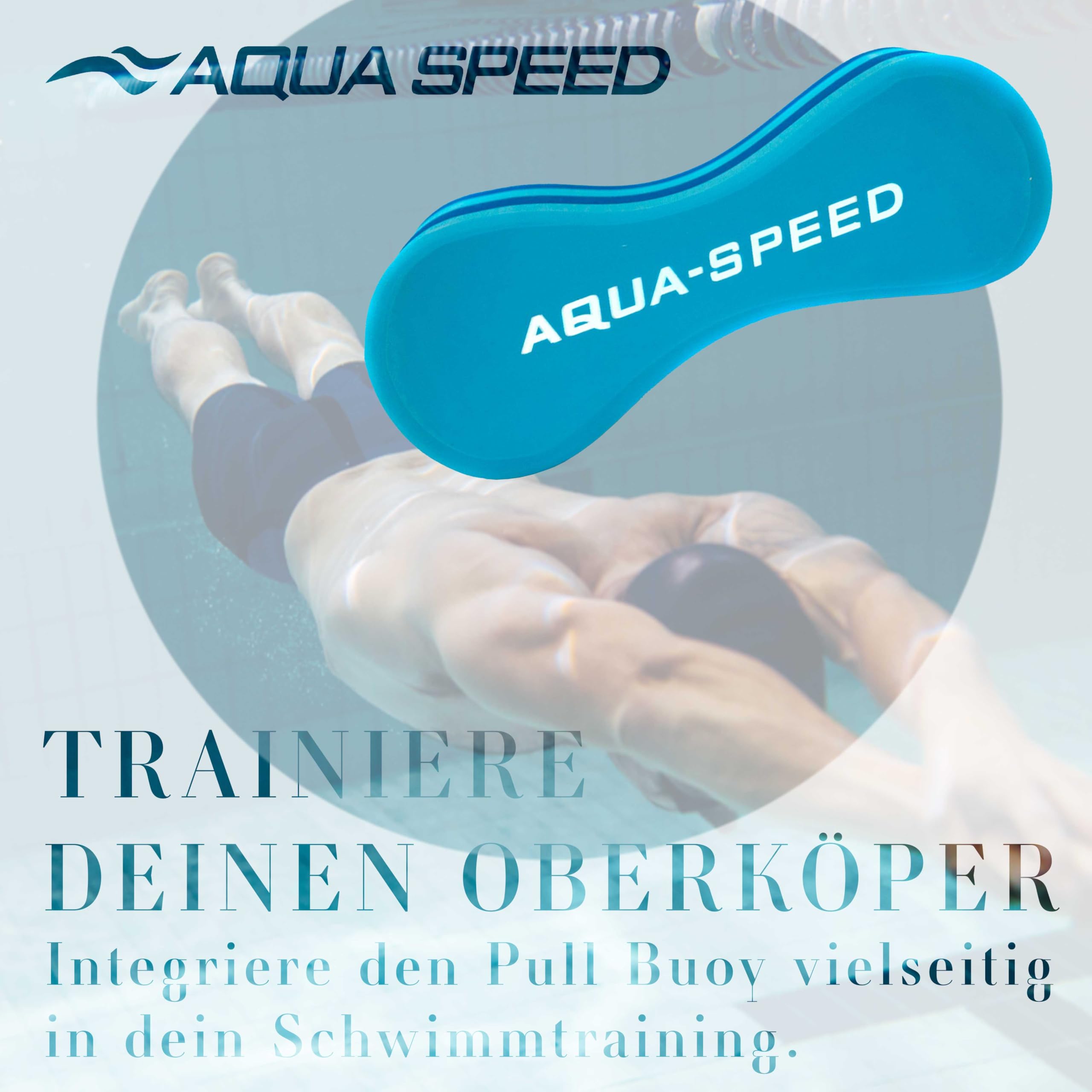 Aqua Speed® Pull Buoy (Nuoto Formazione Design 4 Strati Alta qualità Schiuma Eva)