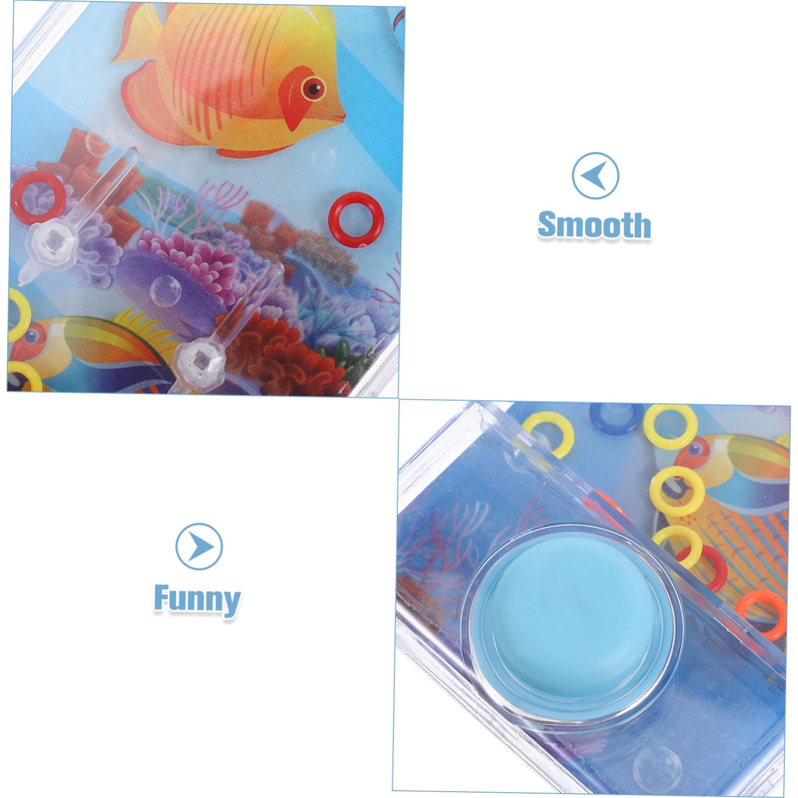 BESPORTBLE 2Pièces Jeux Eau Anneaux pour Garçon Fille Intellectuels Amusants pour Garçons et Filles pour Petites Jeu Adresse Aquatique Portable