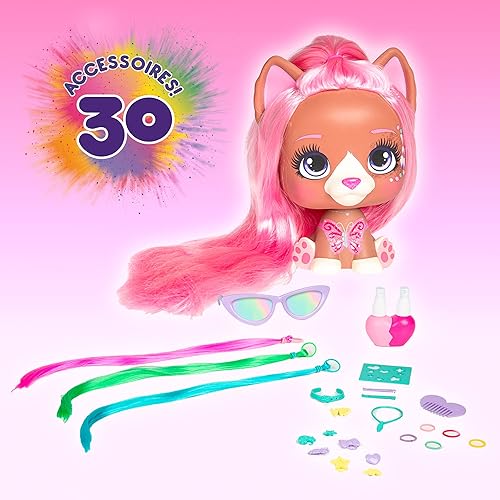 Miniatura 3 de IMC Toys Color Boost - Mega VIP Pet Nyla | Cabezal de peinado, más de 30 accesorios, niños a partir de 3 años, multicolor