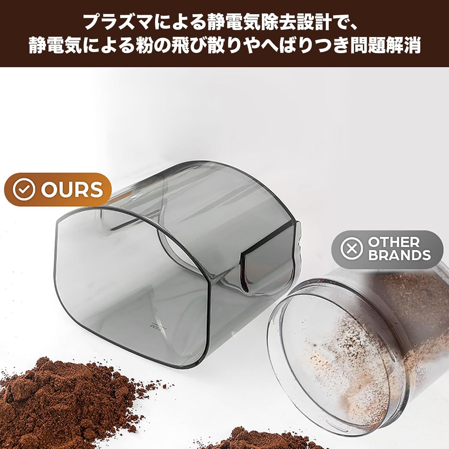 Amazon.co.jp: BelleLife 電動コーヒーミル コーヒーグラインダー