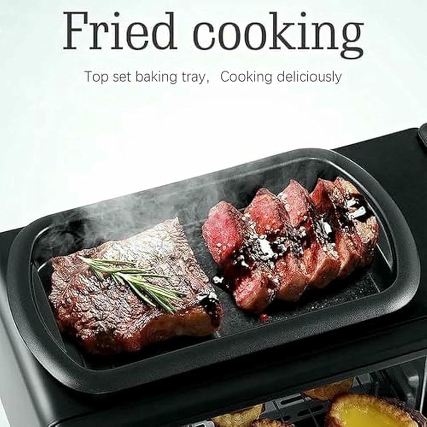 Breakfast Station 3-in-1, with Coffee Maker, Non-Stick Griddle & Toaster Oven - Multi-Functional Cooking Machine for Small Spaces and Kitchenettes