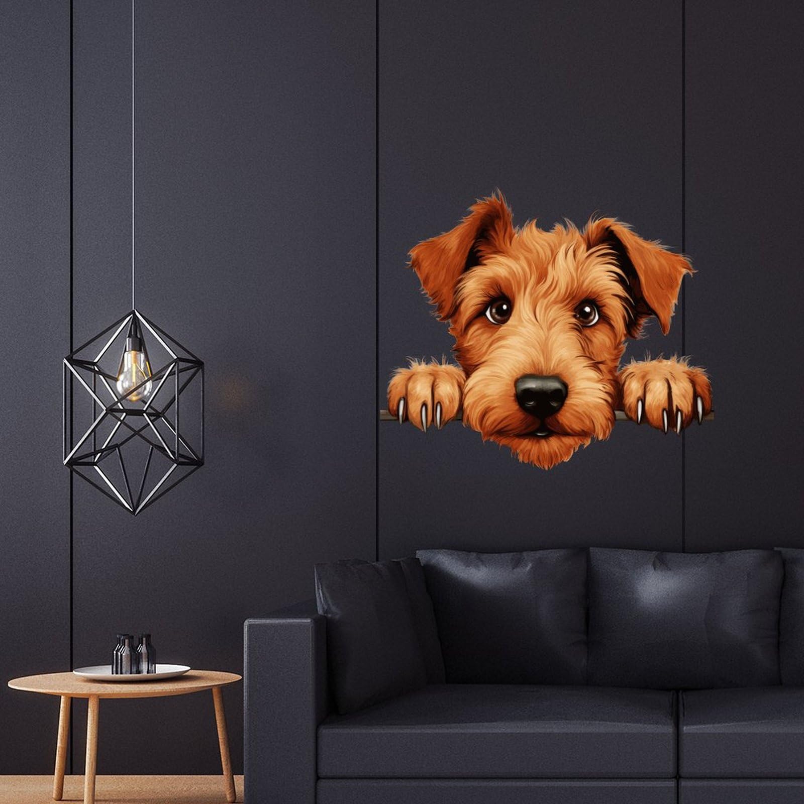 Amazon.com: Irish Terrier Stickers Peeking Dog Decals Stickers