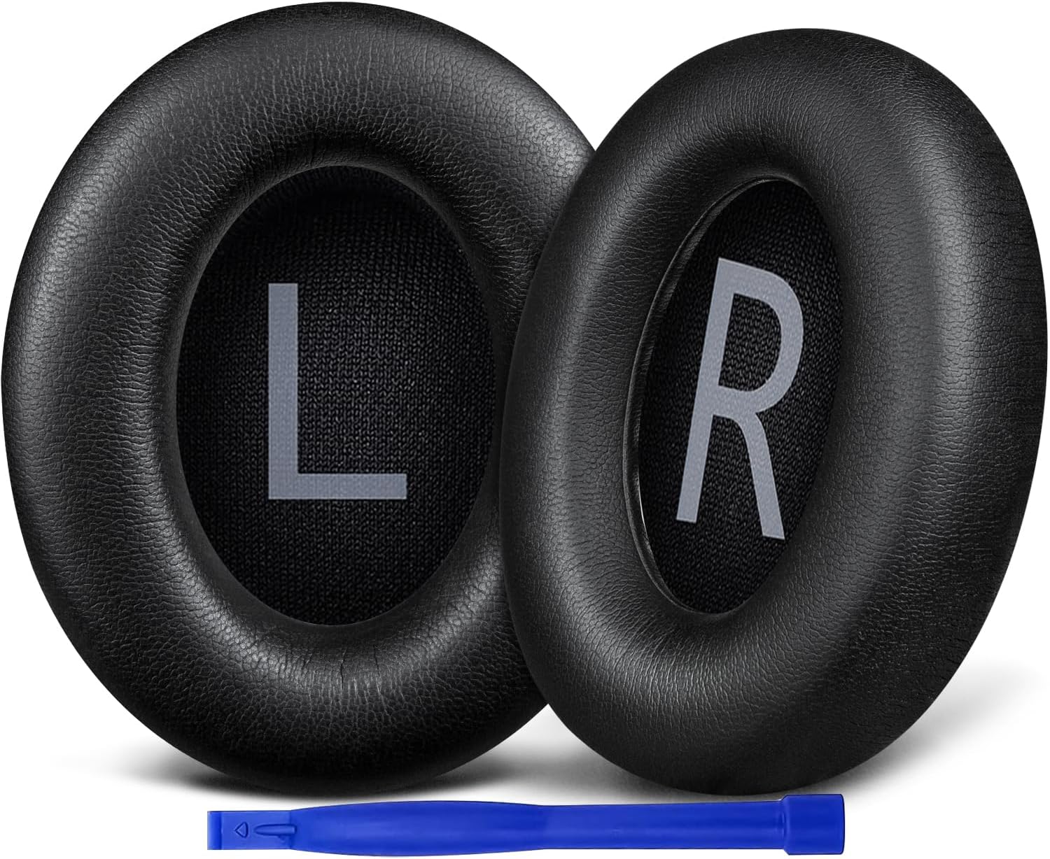 Protein Leather Replacement Earpads for Bose 700 (NC700) Wireless Headphones, Ear Pads Cushions with Softer Protein Leather, High-Density Noise Cancelling Foam, Added Thickness - Black
