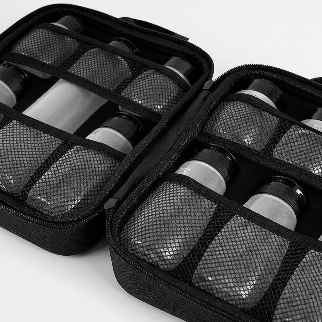 Tragbares Gewürzset für Camping & Picknick, Reisegewürzset mit auslaufsicheren -Flaschen, Gewürzbehälter Reise für Grillen & Kochen, 19cm, 550g, 2026er Modell mit einer großen