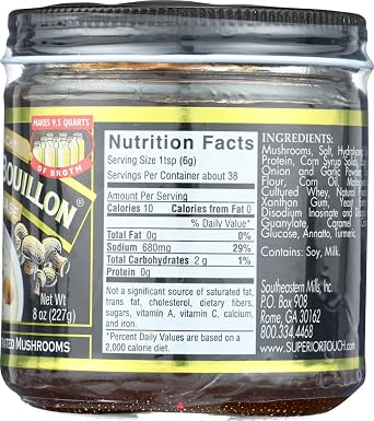 Better Than Bouillon Premium Mushroom Base, 8 Ounce (Pack of 6)