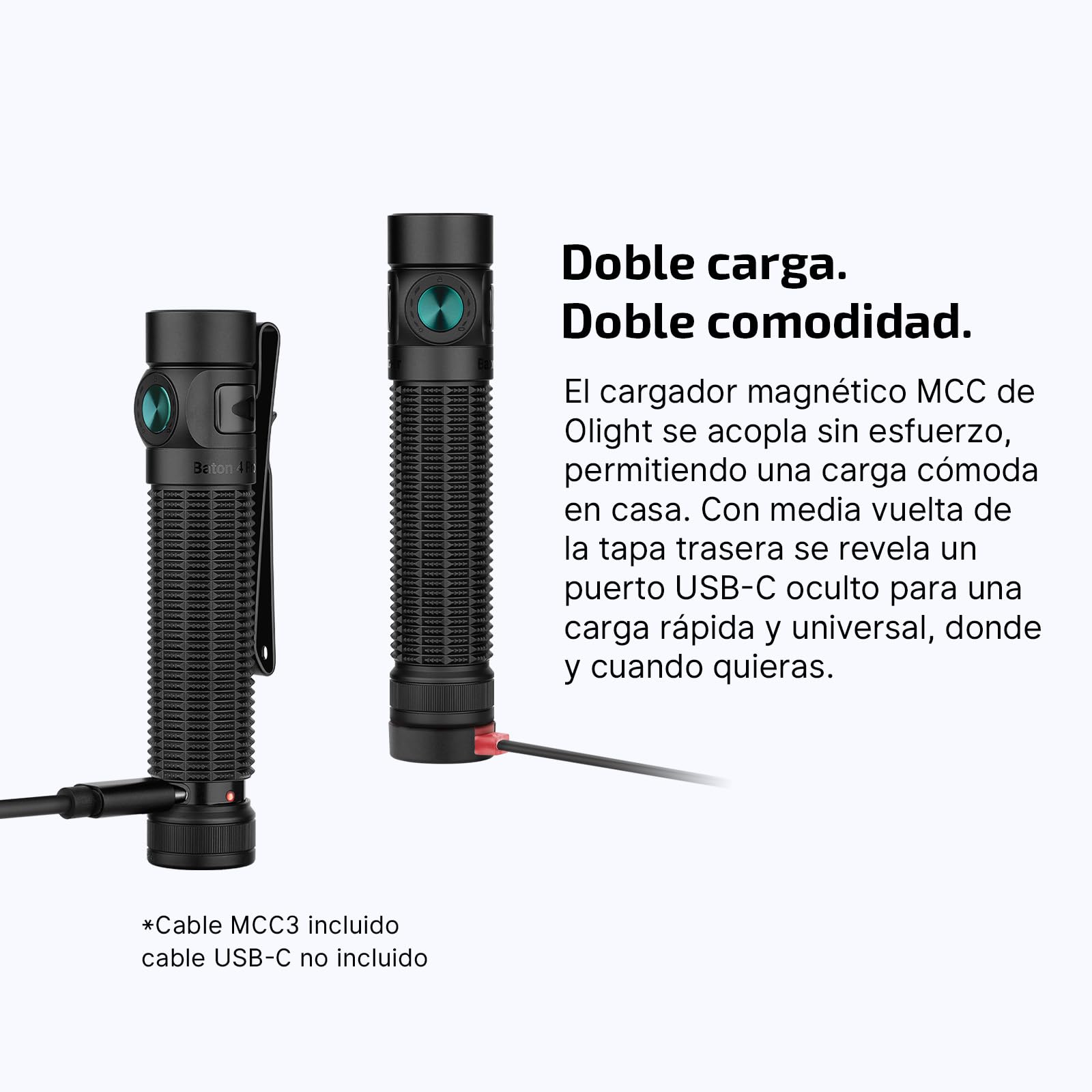 OLIGHT Baton 4 Pro Linterna EDC, 1600 lúmenes, carga magnética y USB-C | Formato compacto, resistente al agua (IPX8), ideal para el uso diario, las reparaciones domésticas y el senderismo