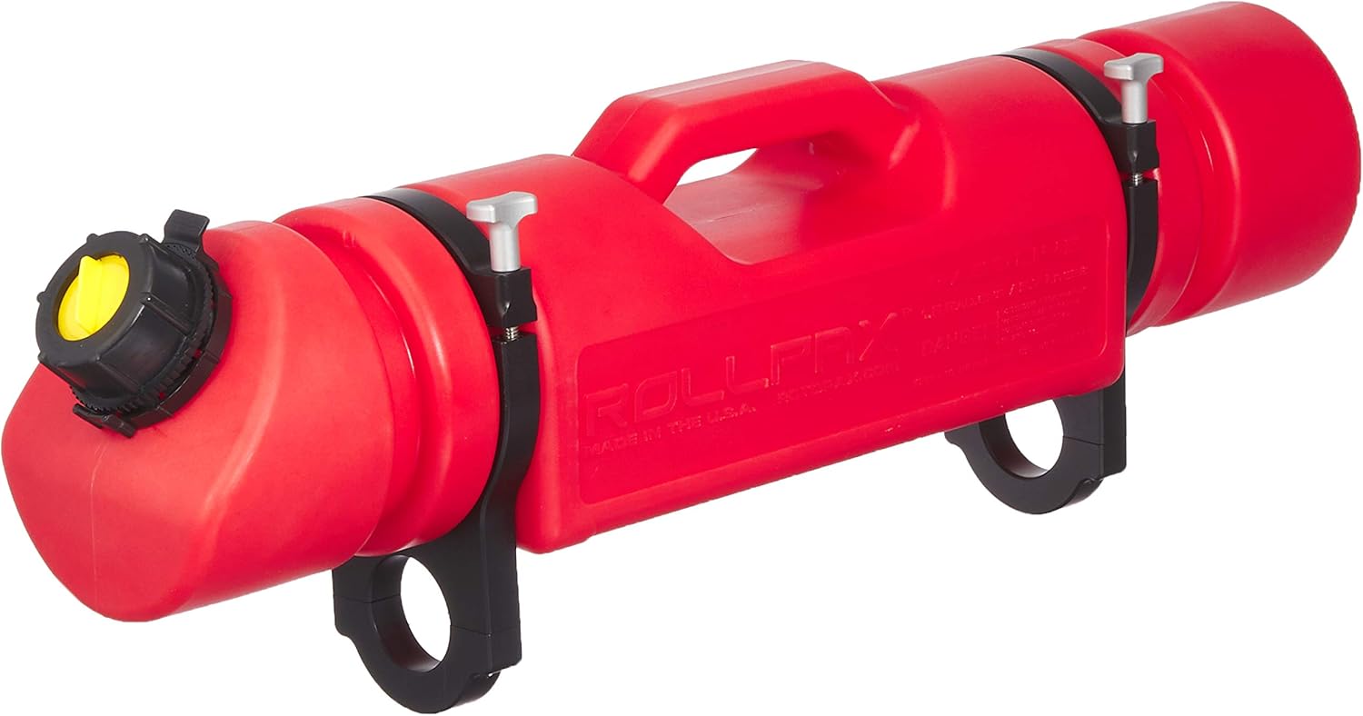 Amazon Rotopax(ロトパックス) ポリタンク ロールパックス 1.5ガロン(5.678L) レッド 1.75インチロールバー