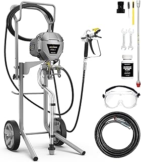 InoKraft Airless Farbsprüher MaXpray M3 Plus, fortschrittliche Produktivität und Effizienz, Robustes Design mit praktischem Wagen, für umfangreiche Malprojekte im Innen- und Außenbereich