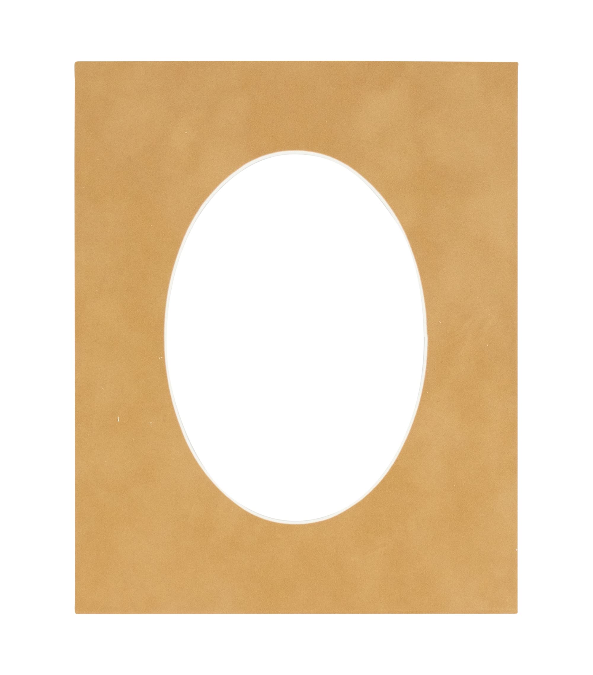 CountryArtHouse Beige Suede Acid Free 16x20 Oval Picture Frame Mat with White Core Bevel Cut for 11x14 Pictures - Fits 16x20 Frame - Pack of 1 Matboard Show Kit with Acid Free Backing & Clear Bag-image-42