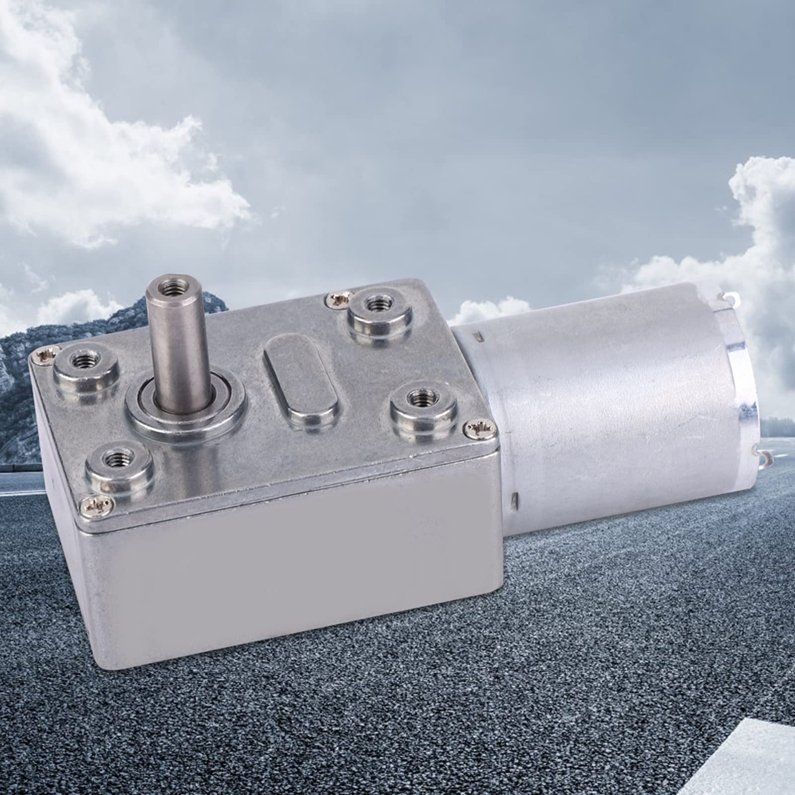 Motore Elettrico 24V CC Con Riduttore 100RPM - Grande Coppia Per Progetti Fai-da-te E RC - Foto 5