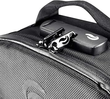 Skunk Rig Pack - Smell Proof - Water Resistant- Camera Case with Combination Lock (Black)