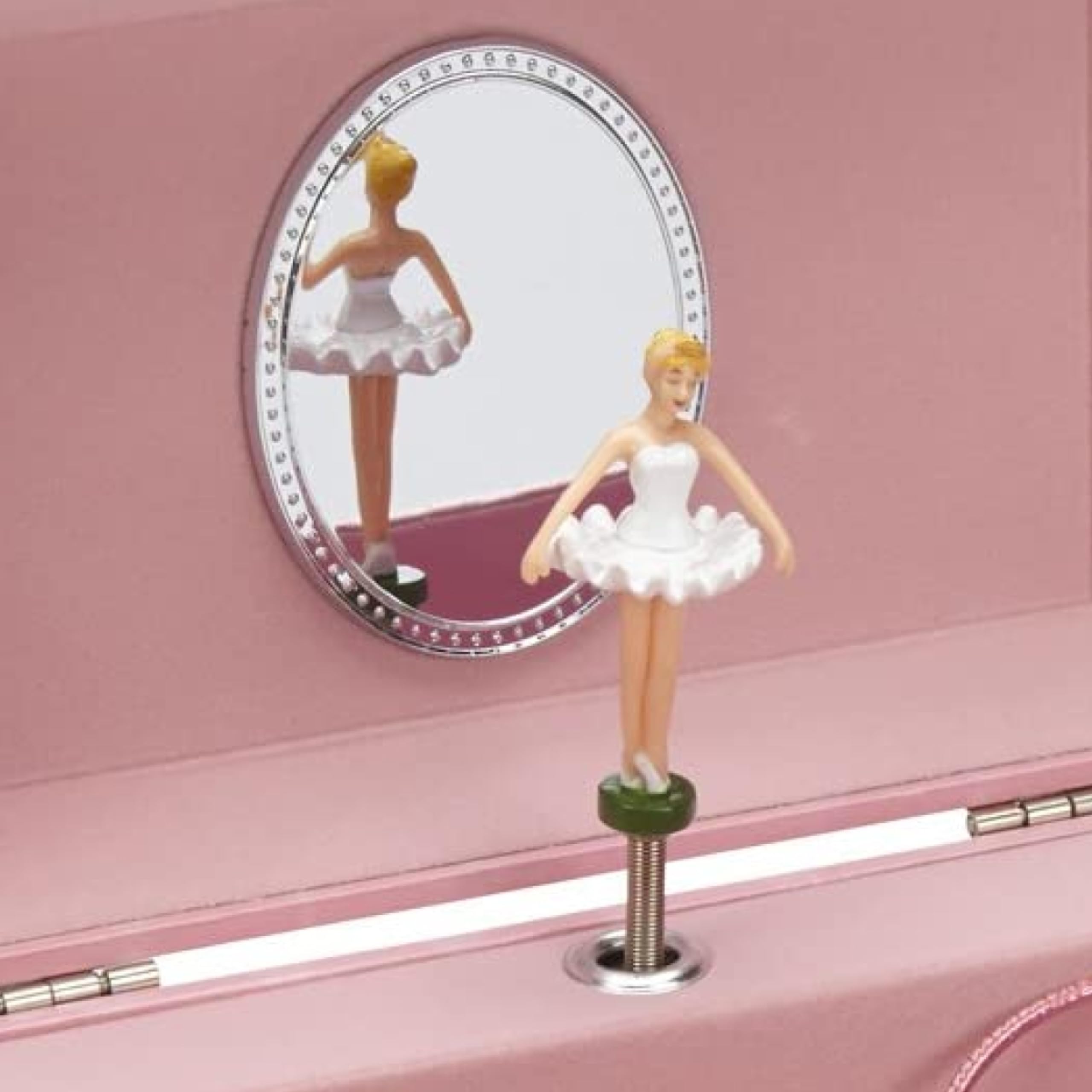 Carillon Portagioie Ballerina Con Cassetto - Melodia Lago Dei Cigni, Regalo Per Bambine - Foto 6