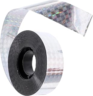 FONDOTIN 1 Roll Decorative Tape Bird Scaring Bird Scare Tapes Bird Spiral Tapes Bird Deterrent Tapes