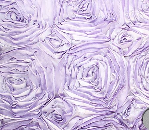 Miniatura 4 de Tela de satén roseta de boda de 54 pulgadas de ancho vendida por The Yard (blanco)