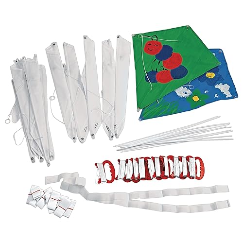 Miniatura 3 de Colorations® Decora tu propia cometa, juego de 12, manualidades fáciles para niños, fabricación de cometas, manualidades para niños, manualidades