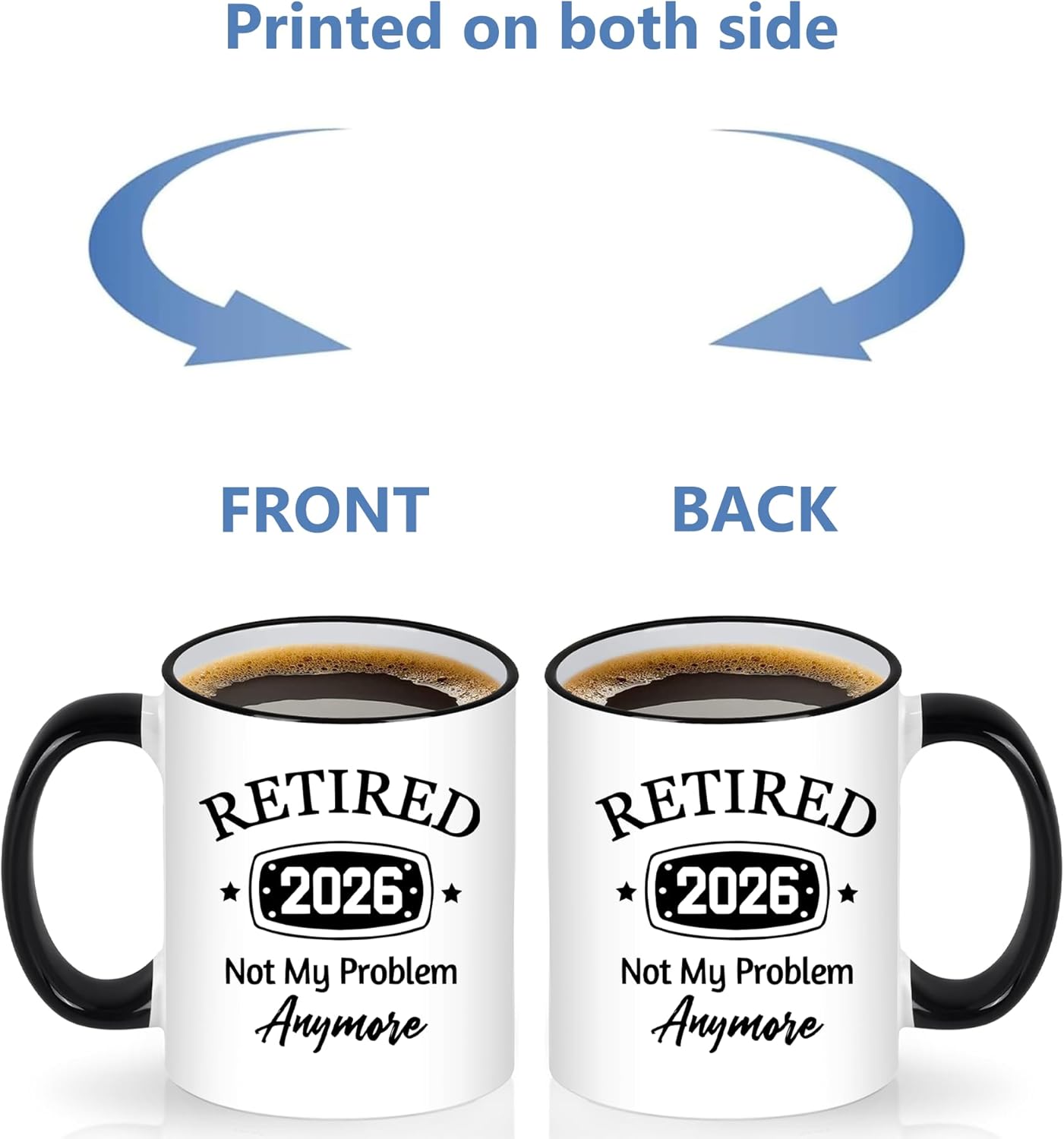 Retirement Gifts for Women Men Coffee Mug, Retired 2026 Tea Mug, Funny Happy Retirement Gifts for Grandma Grandpa Coworker Boss Friend Colleague Leader Teacher Nurse, Birthday for Retiree - Image 7