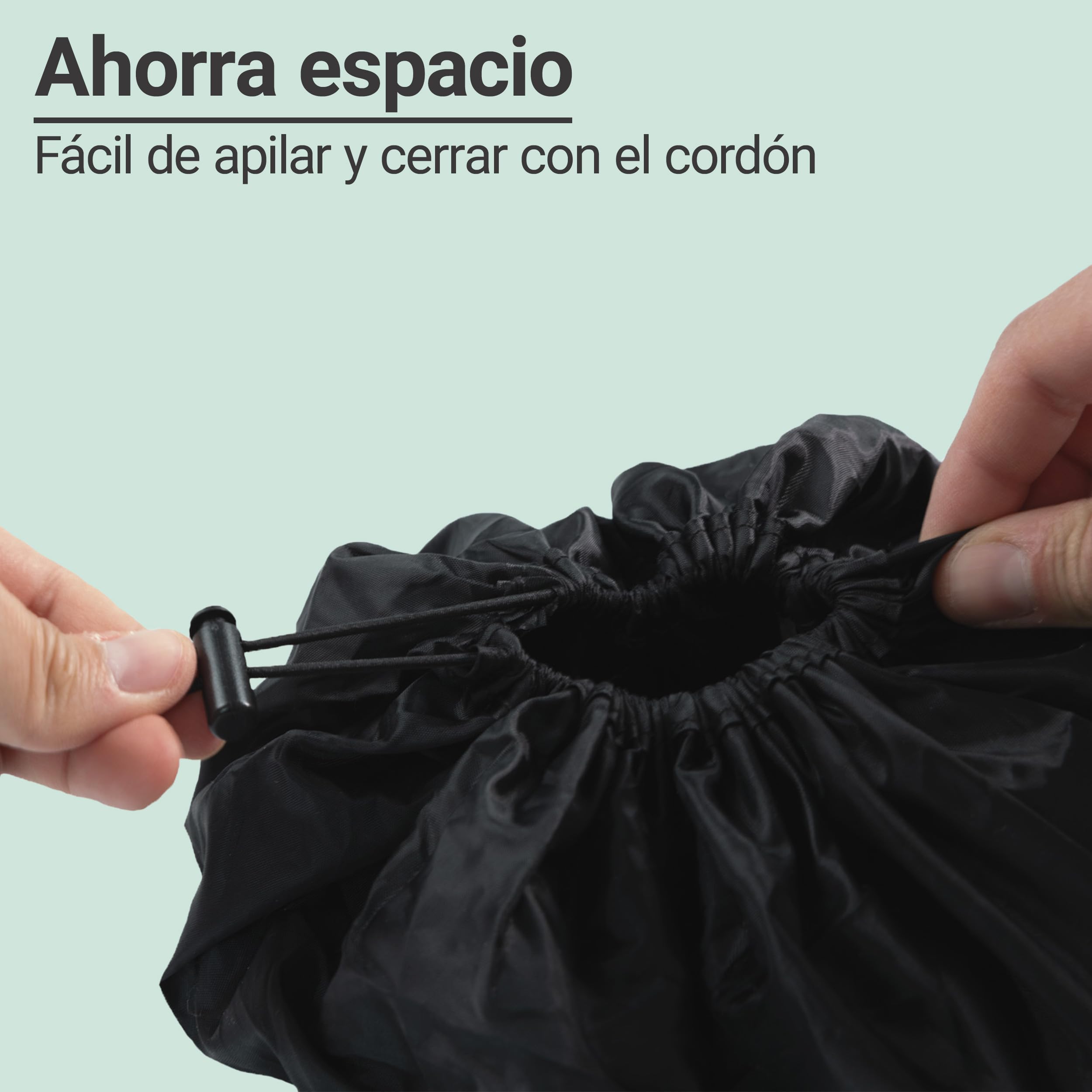 Zamboo Fundas Protectores de Ruedas para Cochecito | 4 Cubiertas Universales Impermeables para Rueda de Carrito Bebé | Antisuciedad para Casa y Coche | Lavables | Ajuste Seguro | Negro