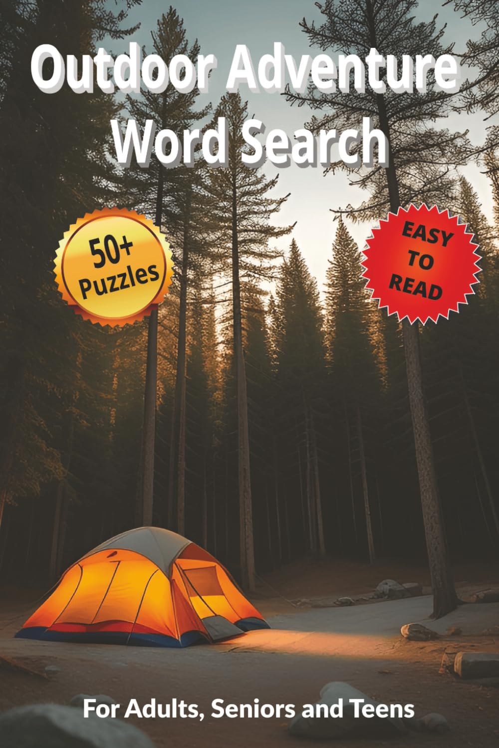 Outdoor Adventure Word Search: Camping, Hiking & Nature Puzzles for Adults and Kids