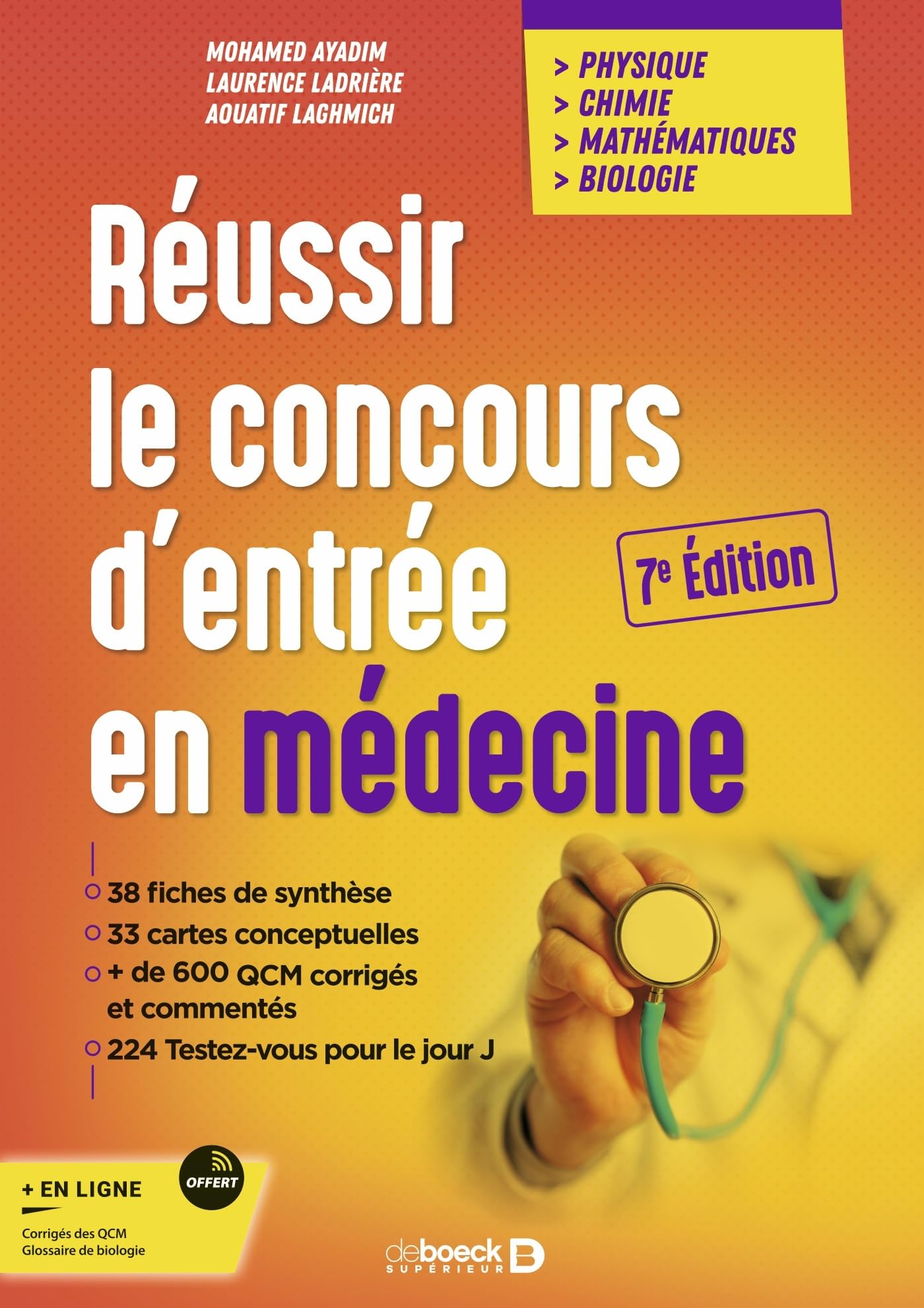 Réussir le concours d'entrée en médecine: Physique Chimie Mathématiques Biologie - Edition 2025