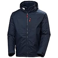 Helly Hansen Men's Crew Hooded Midlayer Jacket 2, Navy